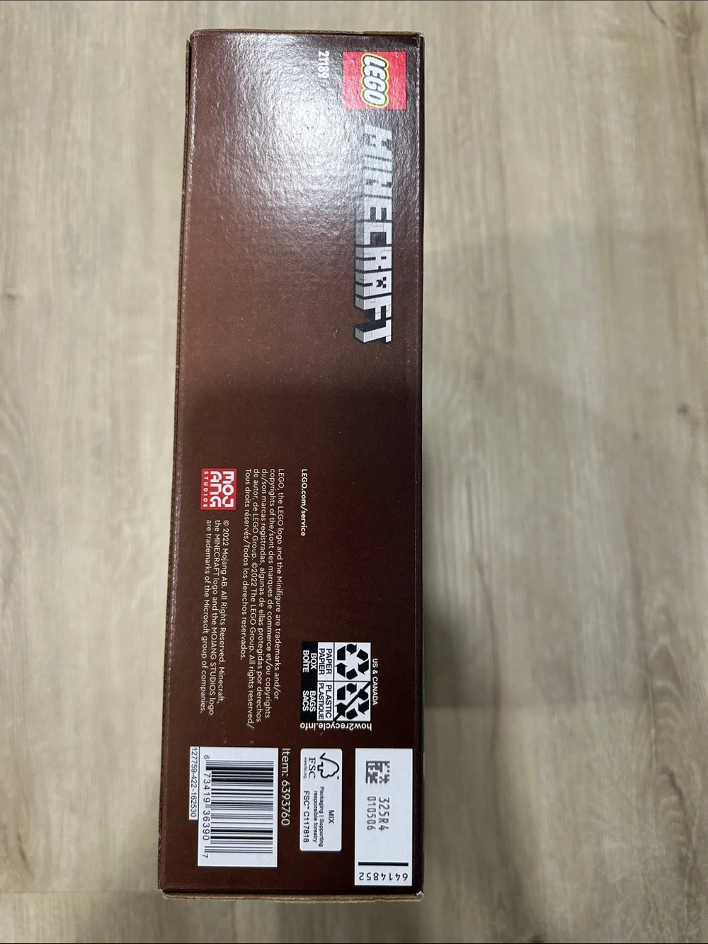 LEGO Minecraft Skeleton Dungeon Set - Green, Gray, Brown